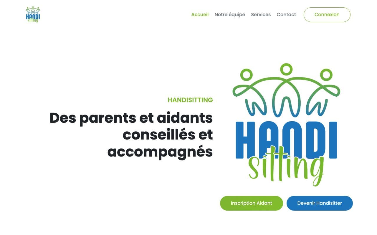 Preview of the Handisitting website